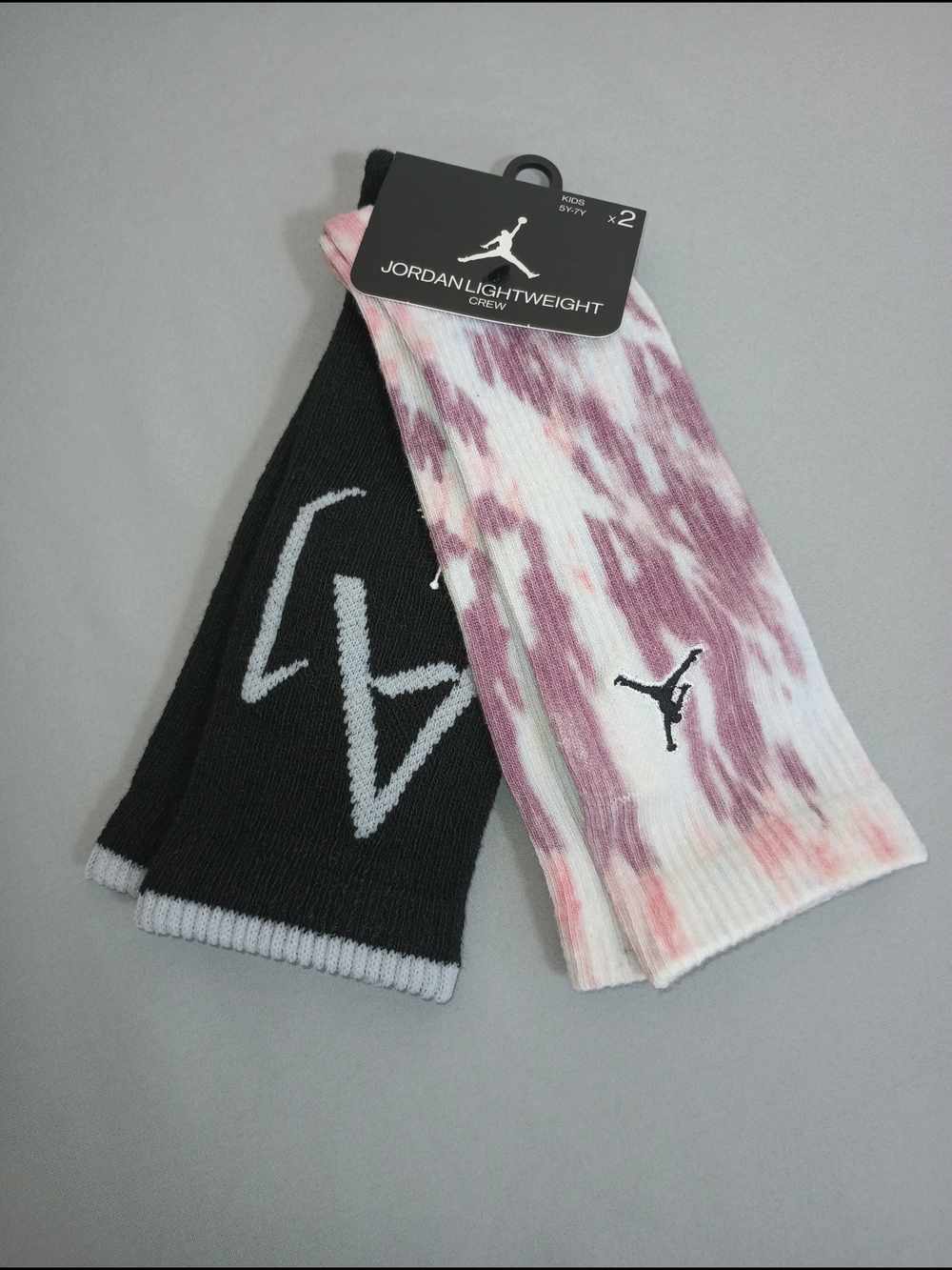 Jordan Lightweight Kids Crew Tie Dye Socks